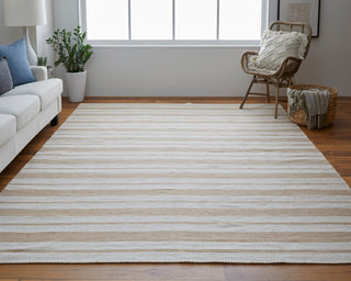 Weave & Wander Granberg Eco-Friendly PET Rug, Camel, 10' X 14'