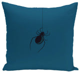 Eeek! Holiday Print Pillow, Teal, 26"x26"