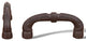 Oil Rubbed Bronze RKI Bow Pull with Petals and Solid Line, RKICP862RB