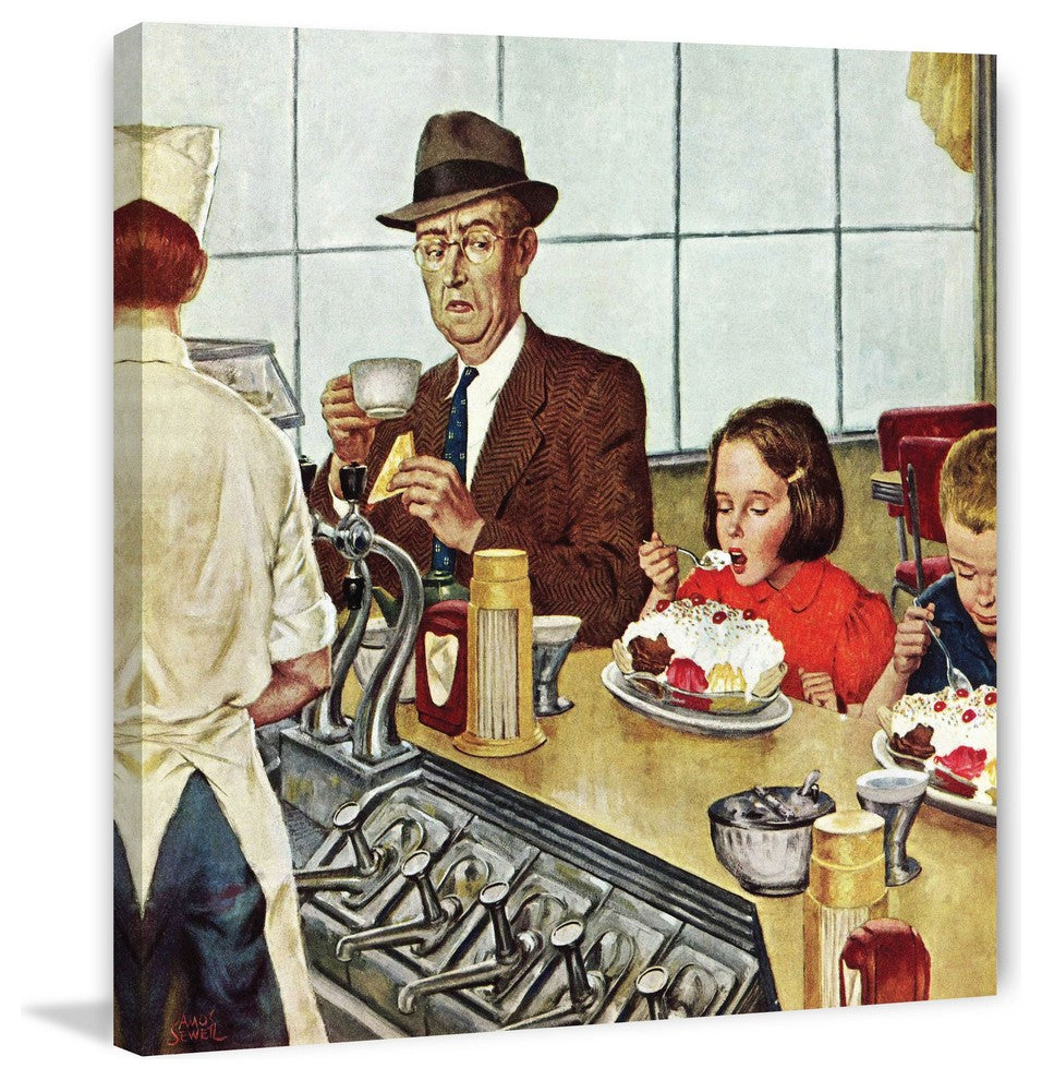 "Banana Split" Painting Print on Canvas by Amos Sewell