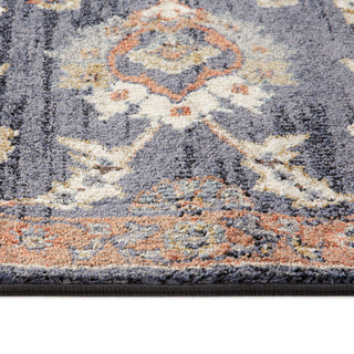 Jordan Bea Power-Loomed Polypropylene Area Rug, Navy Blue, 5'3"x7'6"