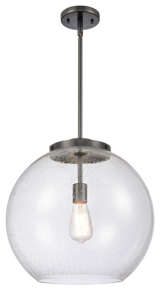 Athens Pendant, Matte Black, Seedy, Seedy