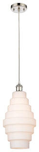 Innovations 516-1P-PN-G671-8-LED 1-Light Mini Pendant, Polished Nickel