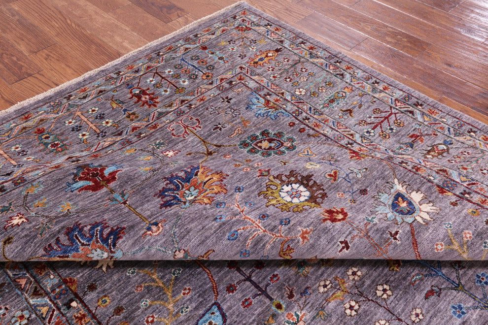 6' 9" X 9' 9" Handmade Persian Tabriz Wool Rug Q9822
