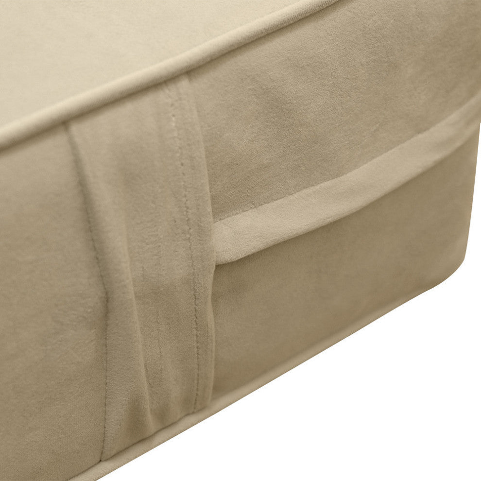 Same Pipe 8" Twin-XL 80x39x8 Velvet Indoor Daybed Mattress |COVER ONLY|-AD304
