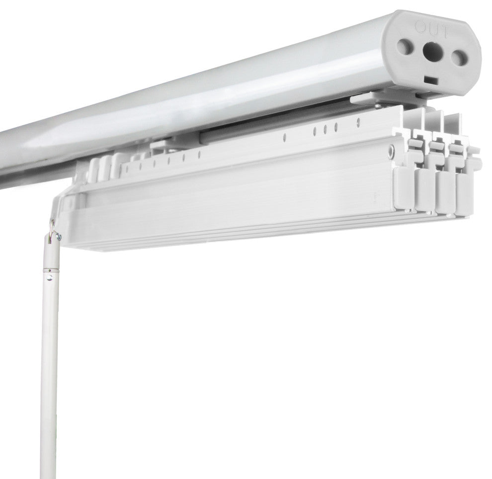 Scarlet 4-Panel Track Extendable Vertical Blinds 48-88"W