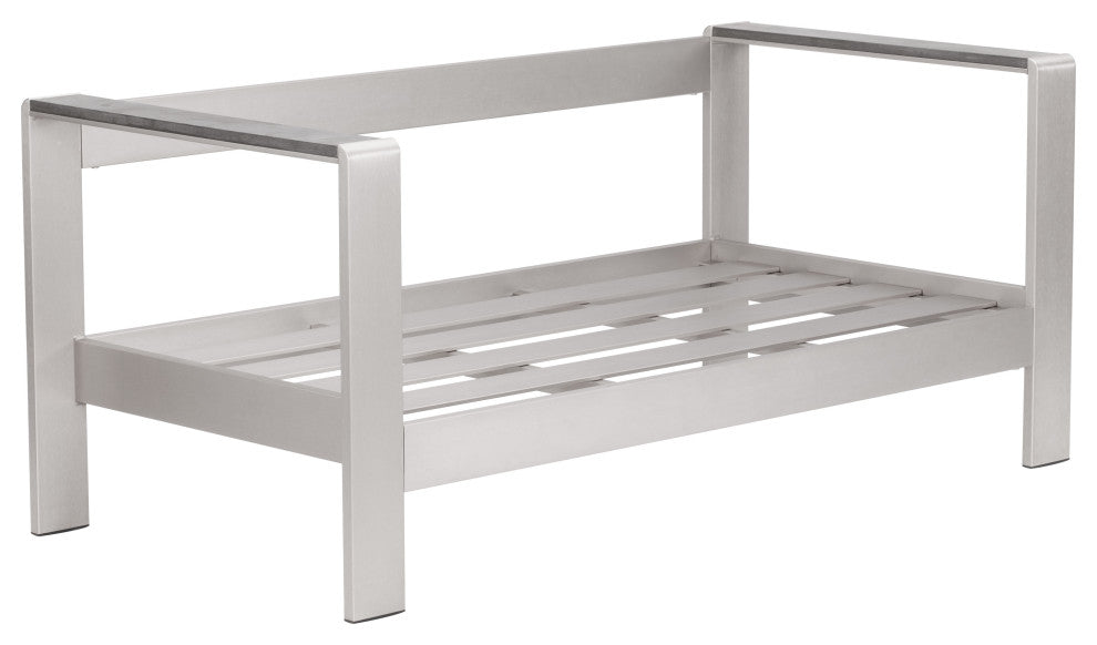 Cosmopolitan Sofa (Frame only) Brushed Aluminum