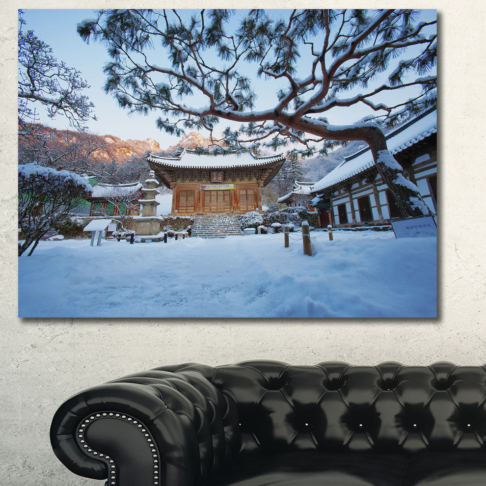 Naesosa Temple in South Korea, Landscape Canvas Art Print, 60x40
