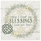 "Irish Blessing II" Digital Paper Print by Janelle Penner, 38"x38"