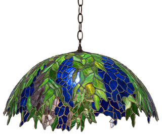 22 Wide Tiffany Honey Locust Pendant