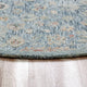 Ox Bay Vin Lex Abstract Hand-Tufted Area Rug, Slate Blue, 8'6" Round