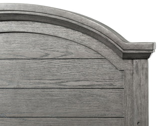 Foundry 56"W Wood Convertible Crib, Pewter