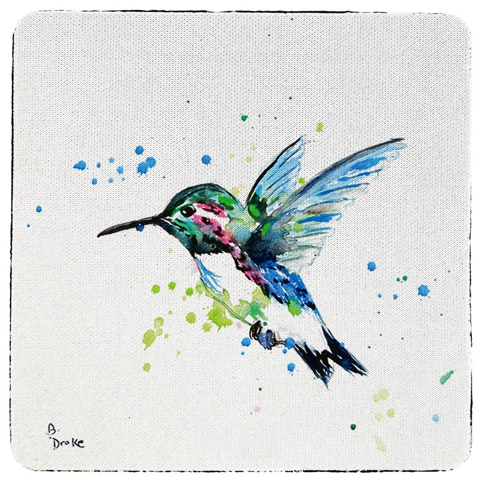 Green Hummingbird Coaster - 3 Sets of 4 (12 Total)