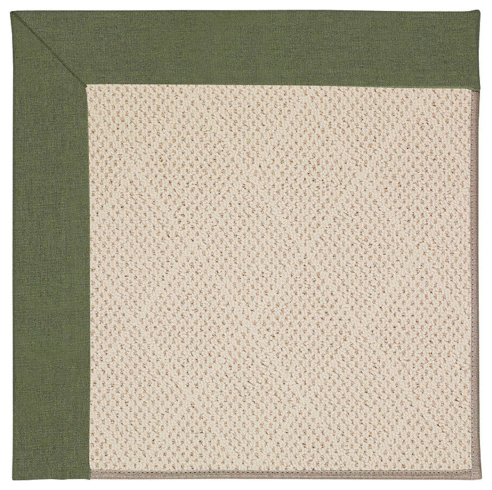 Capel Zoe-White Wicker Plant Green 1993_274 Machine Tufted Rugs - 8' X 10'