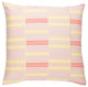Surya Lina INA-004 20"x20" Pillow Kit, Pale Pink/Butter/Cream/Orange