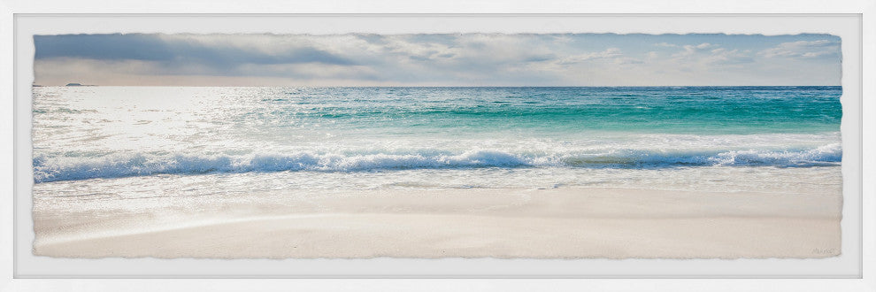 "Swim With the Tide" Framed Painting Print, 45x15