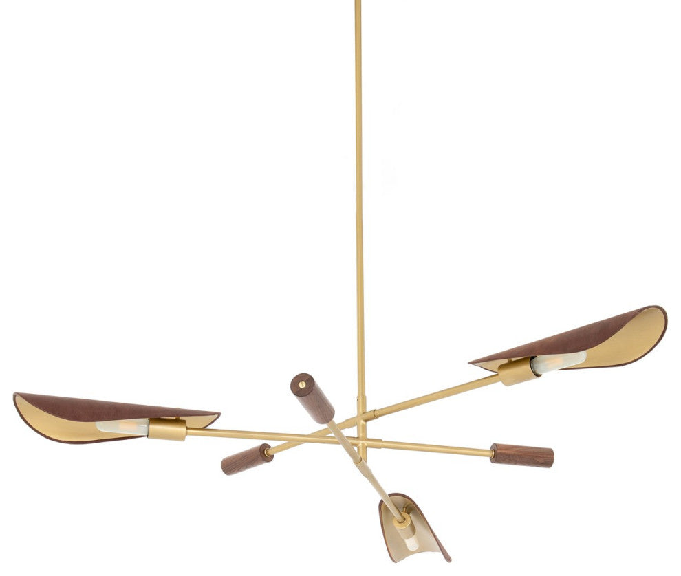 Astrid Chandelier-Dark Brown Elek