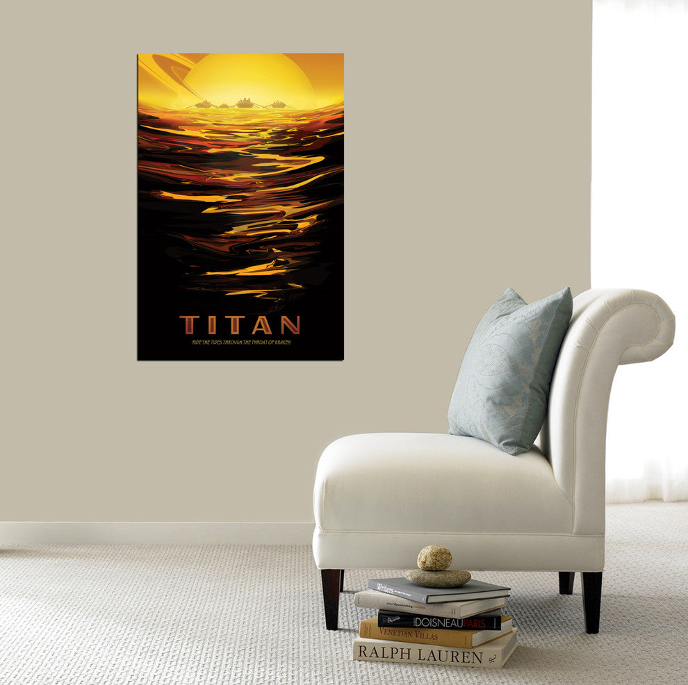 Epic Graffiti "Visions of the Future: Titan" Giclee Canvas Wall Art, 12"x18"