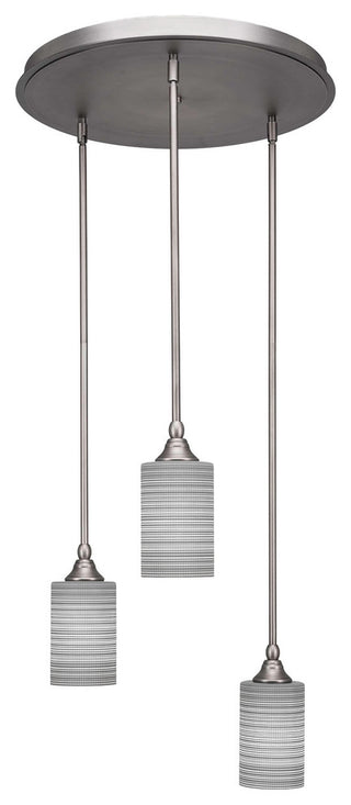 Multi Light Mini Pendants, Brushed Nickel