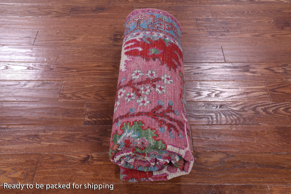 5' 0" X 7' 11" Turkish Oushak Hand Knotted Wool Rug - Q15874