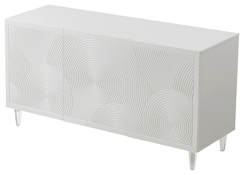 Karma White Lacquer Buffet