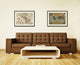 America Vintage Antique Map Wall Art, 16"x21"