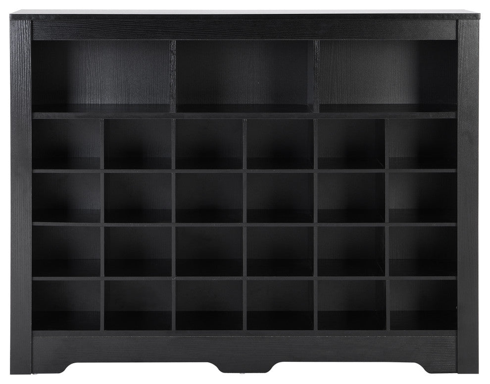 Gewnee Modern Shoe Cabinet with Curved Base