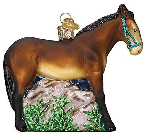 Old World Christmas 12582 Mule Blown Glass Ornament