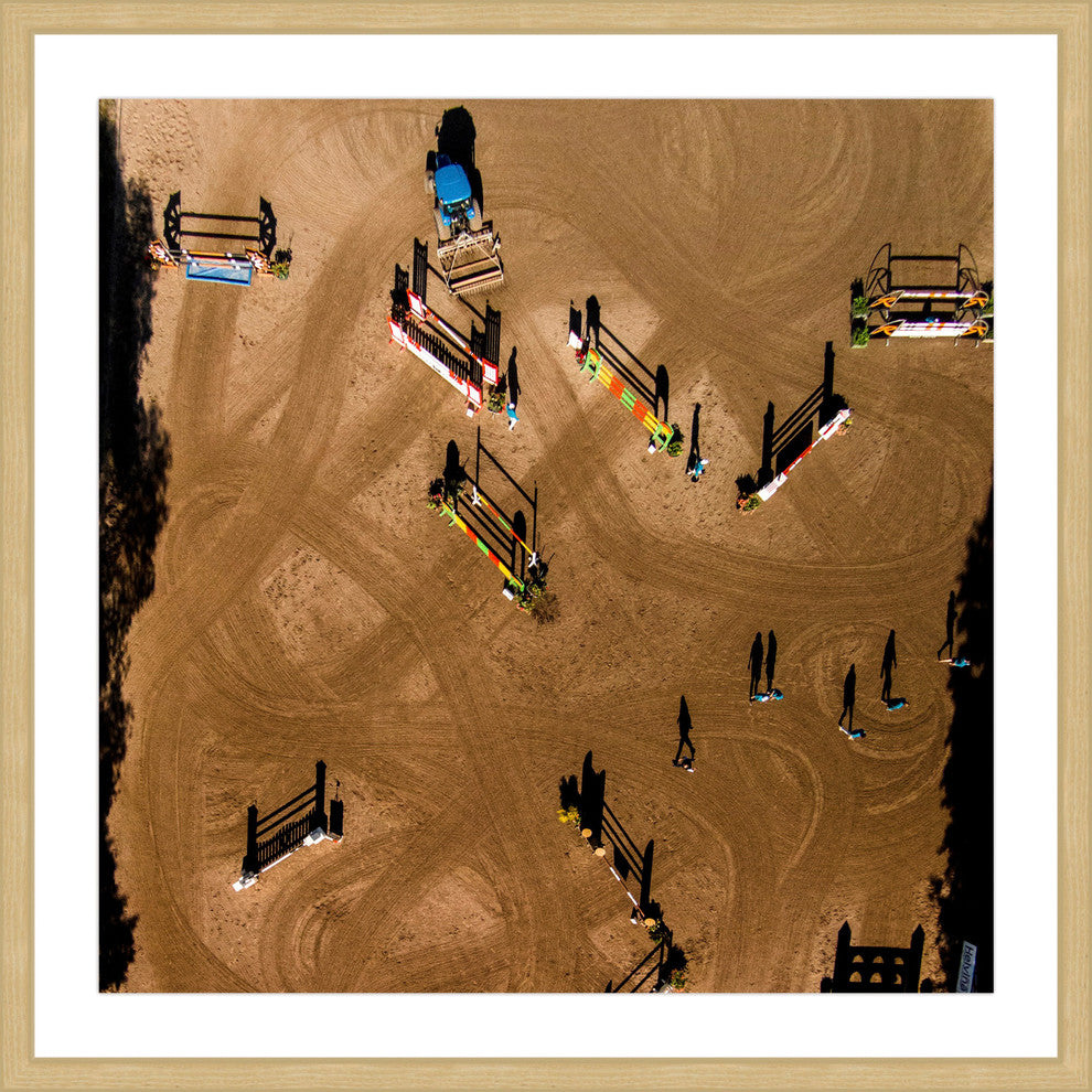 "Hurdles" Framed Print by Karolis Janulis