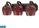 Vanity Bathbar Copper/3/Aged Bronze/LED Bulb -3B-CPR-LED