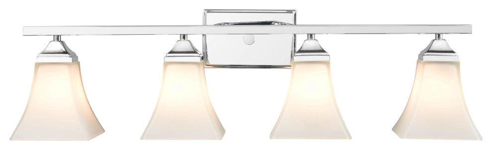 4 Light 31.5" Chrome Vanity Light