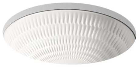 Kohler Derring 17" X 14" Under-Mount Bathroom Sink, Translucent White