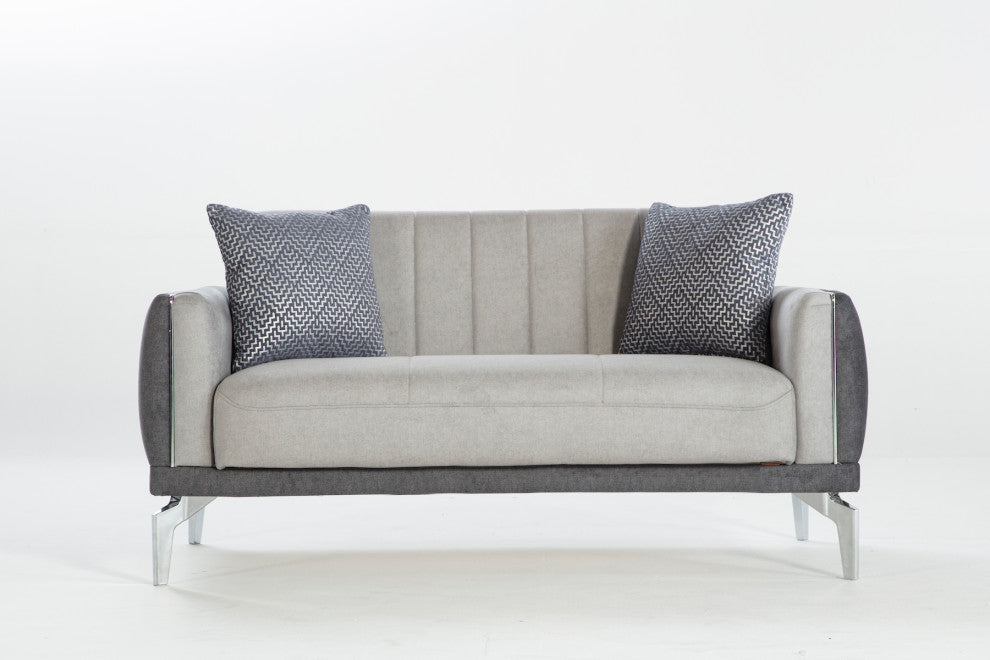Valens Love Seat, Beril Gray