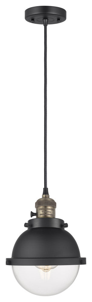 INNOVATIONS 201CSW-BAB-HFS-62-BK-LED 1-Light Mini Pendant Matte Black