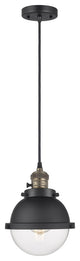 INNOVATIONS 201CSW-BAB-HFS-62-BK-LED 1-Light Mini Pendant Matte Black