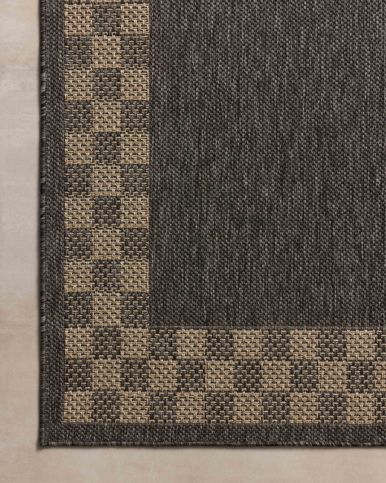 Chris Loves Julia x Loloi Providence Charcoal / Natural 2'-3" x 3'-9" Runner