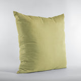 Yellow Solid Shiny Velvet Luxury Throw Pillow, Double sided 20"x26" Standard