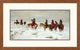"Lost In A Snowstorm - We Are Friends"  by Charles M. Russell, 33x21"