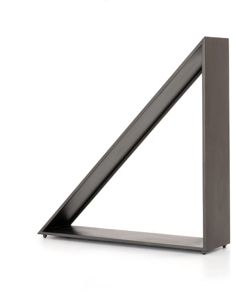 Nero Firewood Storage-Coated Gunmetal