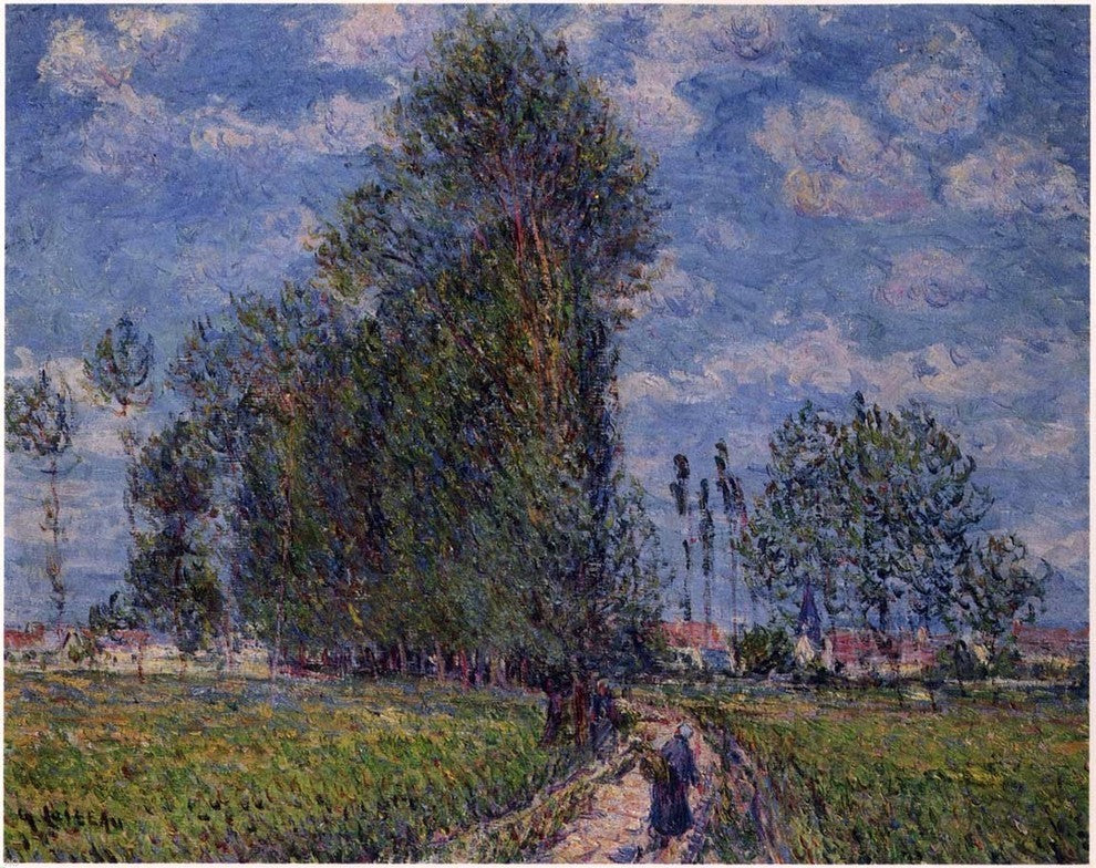 Gustave Loiseau Path Near Saint Cyr Vaudreuil Premium Canvas Print