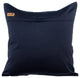 Gray Decorative Euro shams 26"x26" Silk, Charcoal Black Ripples