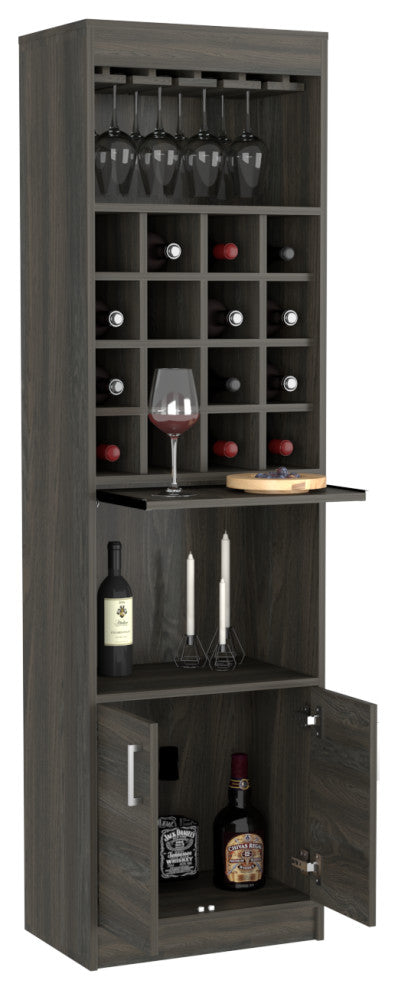 Bar Cabinet Modoc, Living Room, Espresso