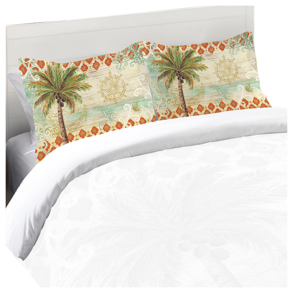 Laural Home Spice Palm Comforter Sham