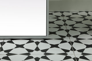 Metal Frame Rectangle Full Length Mirror 30X60 Inch, Silver