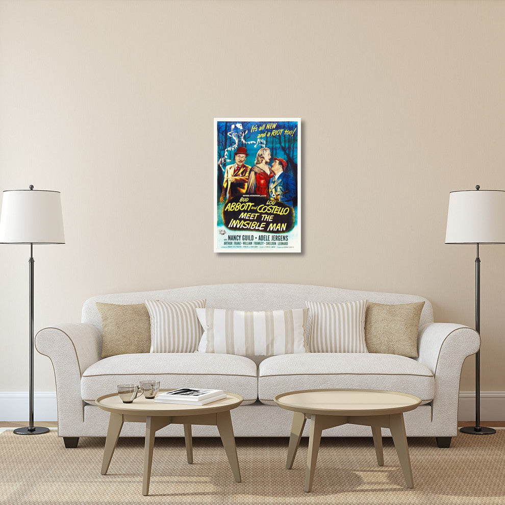 Abbott and Costello, Meet The Invisible Man, 26x40