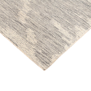 Mexico Abstract Ivory Gray Hand-Hooked Area Rug 8' x 10'