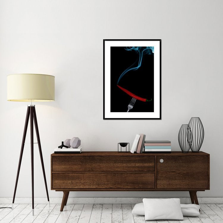 "Hot Bite" Framed Digital Print by Gert Lavsen, 32x44"