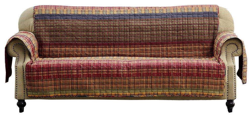 Greenland Home Fashions Gold Rush Slipcover Sofa Multi Color