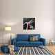 "Mediacita" Framed Canvas Giclee by Gilbert Claes, 37x37"