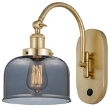 Bell Sconce, Satin Gold, Plated Smoke, Plated Smoke
